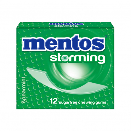 Mentos τσίχλες storming spearmint (33g)