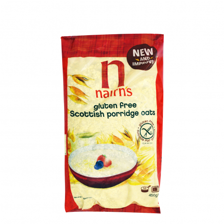 Nairn's νιφάδες βρώμης κατάλληλες για χυλό - χωρίς γλουτένη, προϊόντα που μας ξεχωρίζουν (450g)
