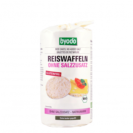 Byodo ρυζογκοφρέτα χωρίς αλάτι - βιολογικό, χωρίς γλουτένη, vegan (100g)