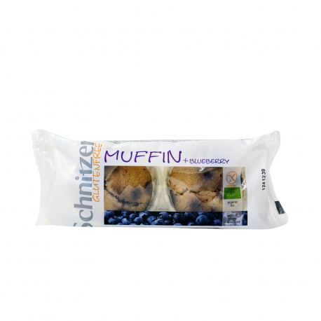 Schnitzer κέικ muffin blueberry - βιολογικό, χωρίς γλουτένη (140g)