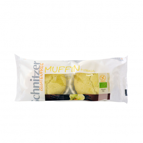 Schnitzer κέικ muffin vanilla - βιολογικό, χωρίς γλουτένη, χωρίς λακτόζη (140g)