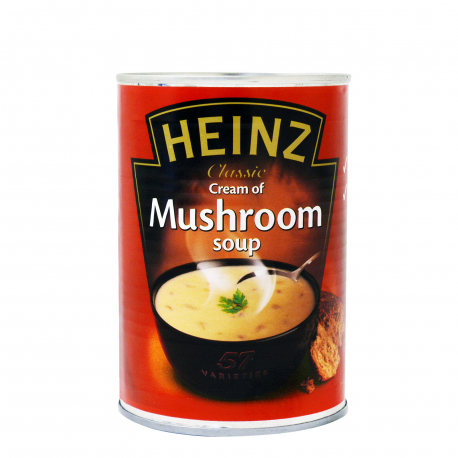 Heinz σούπα έτοιμη cream of mushroom - vegetarian, προϊόντα που μας ξεχωρίζουν (400g)