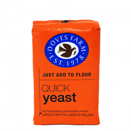 Doves farm μαγιά quick yeast - χωρίς γλουτένη, προϊόντα που μας ξεχωρίζουν (125g)
