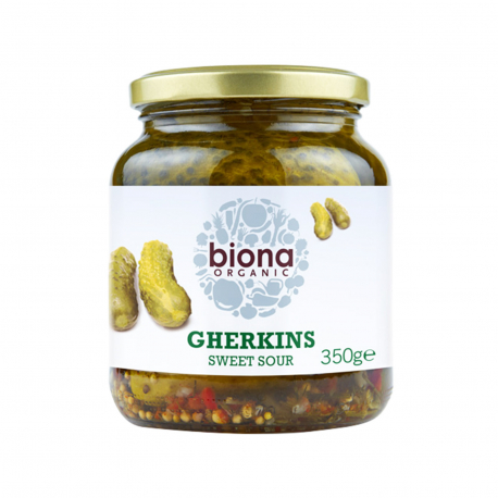 Biona τουρσί αγγουράκι - βιολογικό, προϊόντα που μας ξεχωρίζουν (350g)