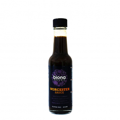 Biona σάλτσα σως worcester - βιολογικό, χωρίς γλουτένη, vegan (140lt)