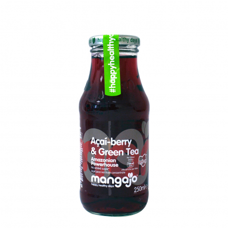 Mangajo αναψυκτικό χωρίς ανθρακικό/ με εκχύλισμα τσαγιού & χυμό acai (250ml)