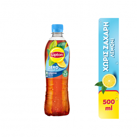 Lipton έτοιμο αφέψημα μαύρου τσαγιού λεμόνι (500ml)