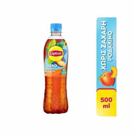 Lipton έτοιμο αφέψημα μαύρου τσαγιού ροδάκινο (500ml)