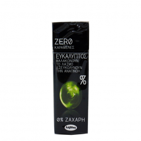 Λάβδας καραμέλες zero 0% ευκάλυπτος (32g)