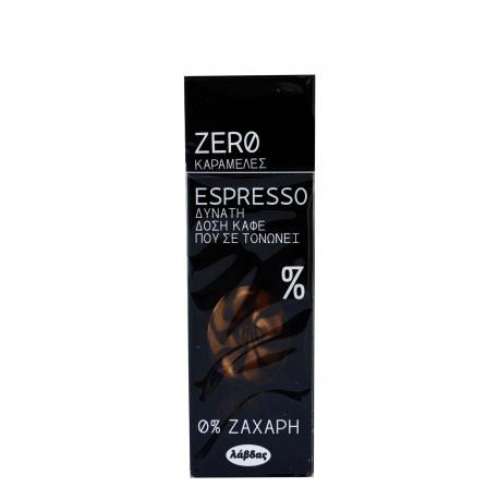 Λάβδας καραμέλες zero 0% espresso - vegetarian (32g)