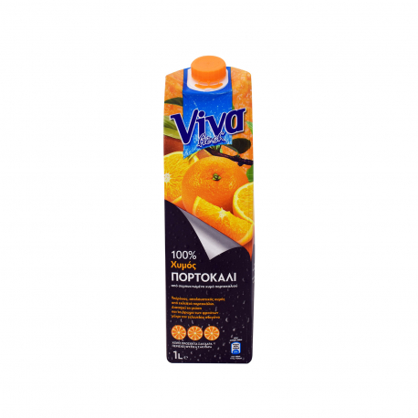 VIVA FRESH 100% ΦΥΣΙΚΟΣ ΧΥΜΟΣ ΠΟΡΤΟΚΑΛΙ (1lt)