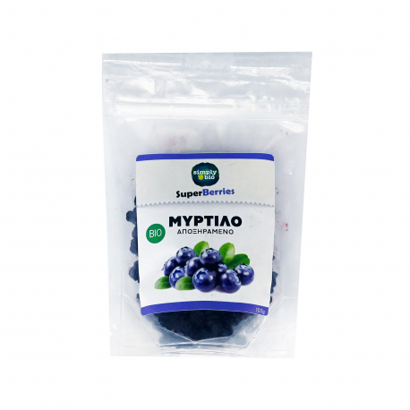 SIMPLY BIO ΜΥΡΤΙΛΟ ΑΠΟΞΗΡΑΜΕΝΟ ΑΓΡΙΟ - Βιολογικό (100g)