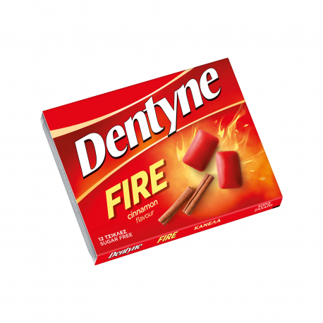 Dentyne τσίχλες fire cinnamon (16.8g)