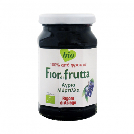 Rigoni di asiago μαρμελάδα fiordifrutta άγριο μύρτιλο - βιολογικό, vegan (250g)