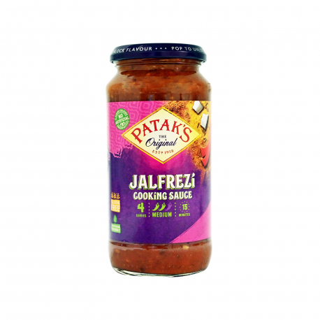 Patak's σάλτσα έτοιμη jalfrezi, medium - χωρίς γλουτένη, vegetarian (450g)