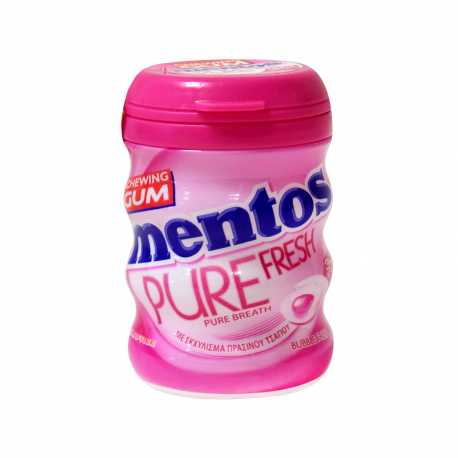 Mentos τσίχλες pure fresh bubble fresh & εκχύλισμα πράσινου τσαγιού (60g)