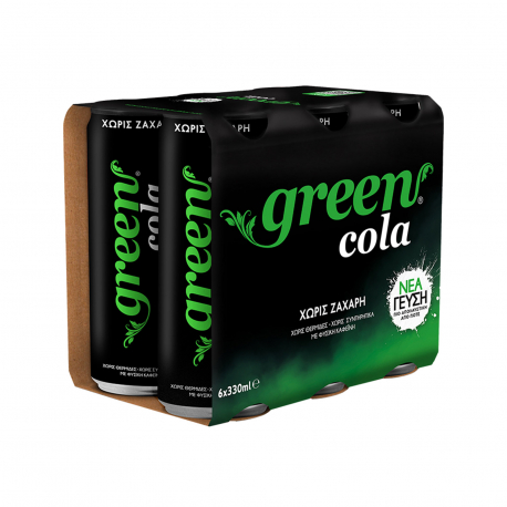 Green αναψυκτικό cola (6x330ml)