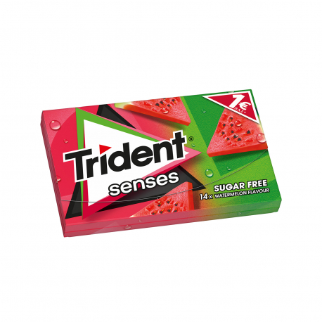 Trident τσίχλες senses καρπούζι (27g)