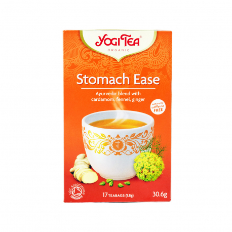 Yogi tea αφέψημα stomach ease - βιολογικό, vegan (17φακ.)