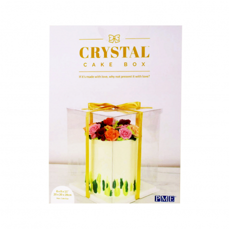 PME ΚΟΥΤΙ ΣΥΣΚΕΥΑΣΙΑΣ ΚΕΪΚ CRYSTAL CAKE BOX 20 Χ 20 Χ 28