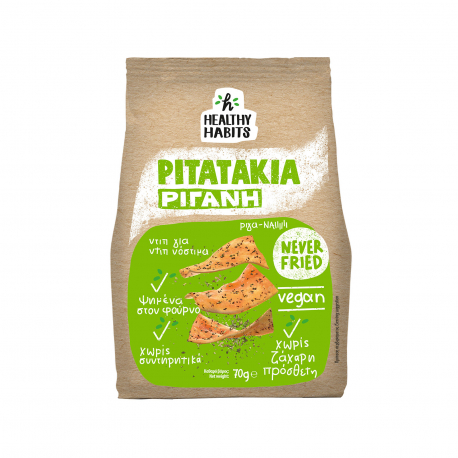 Healthy habits σνακ pitatakia ρίγανη - vegan (70g)