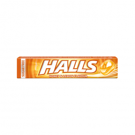 Halls καραμέλες honey & lemon (32g)