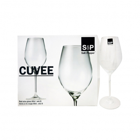 SALT & PEPPER ΠΟΤΗΡΙ ΚΡΑΣΙΟΥ CUVEE 30960 - Προϊόντα που μας ξεχωρίζουν (6τεμ)