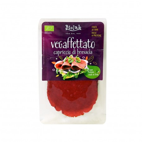 Biolab bresaola - βιολογικό, vegetarian, vegan σε φέτες (90g)