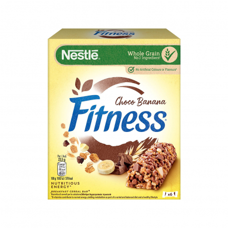 Fitness μπάρα δημητριακών bars choco banana (6x23.5g)