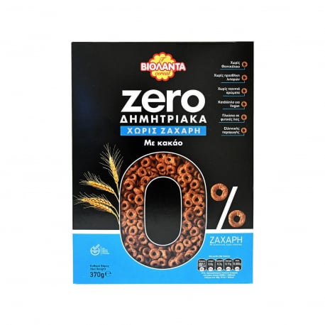 Βιολάντα δημητριακά zero με κακάο (370g)