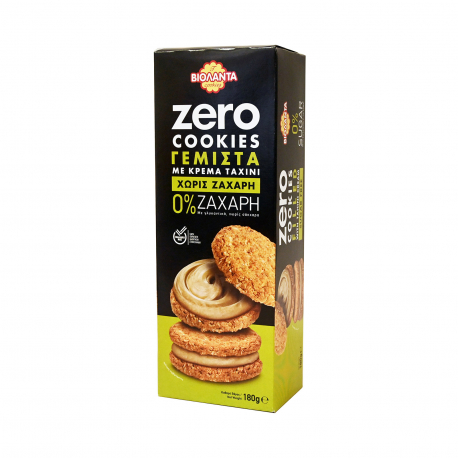 Βιολάντα μπισκότα cookies γεμιστά zero με κρέμα ταχίνι (180g)