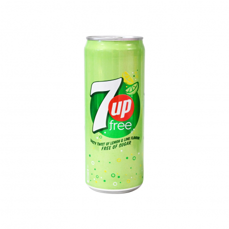 7up αναψυκτικό free lemon & lime (330ml)