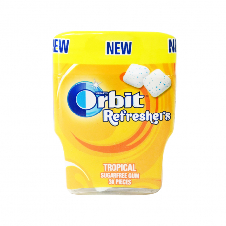 ORBIT ΤΣΙΧΛΕΣ REFRESHERS TROPICAL (30τεμ)