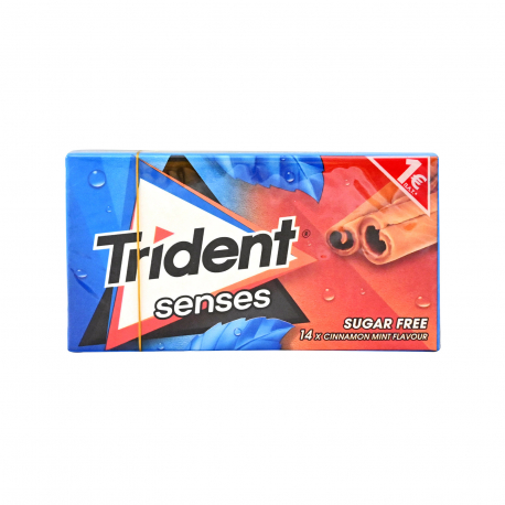 Trident τσίχλες senses cinnamon mint (27g)