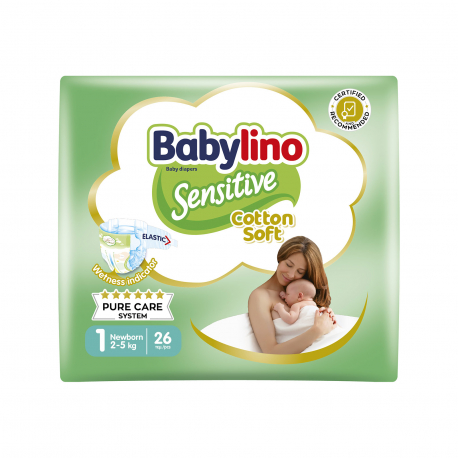 BABYLINO ΠΑΝΕΣ ΠΑΙΔΙΚΕΣ SENSITIVE N1/ 2-5 KG (26τεμ)