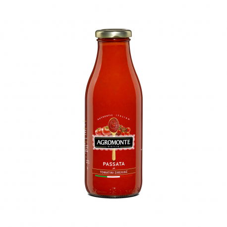 Agromonte σάλτσα τομάτας passata με τοματίνι Σικελίας (520g)