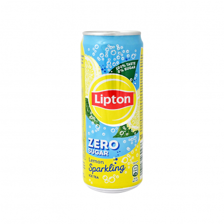 LIPTON ΕΤΟΙΜΟ ΑΦΕΨΗΜΑ ΜΑΥΡΟΥ ΤΣΑΓΙΟΥ ΑΝΘΡΑΚΟΥΧΟ ICE TEA - ZERO SUGAR LEMON (330ml)