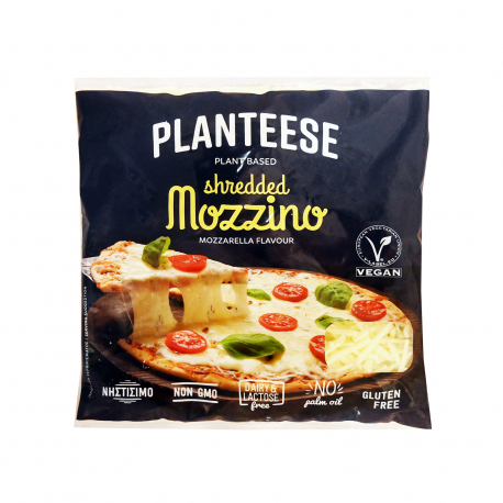 Planteese φυτικό προϊόν mozzino mozzarella flavour - χωρίς γλουτένη, χωρίς λακτόζη, vegan (180g)
