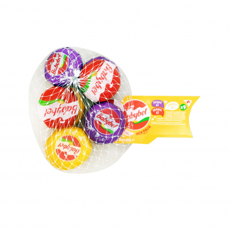 Babybel τυρί μαλακό mix pack cheddar- gouda (180g)