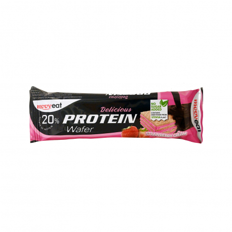 Mooveat μπάρα πρωτεΐνης protein strawberry cream (46g)