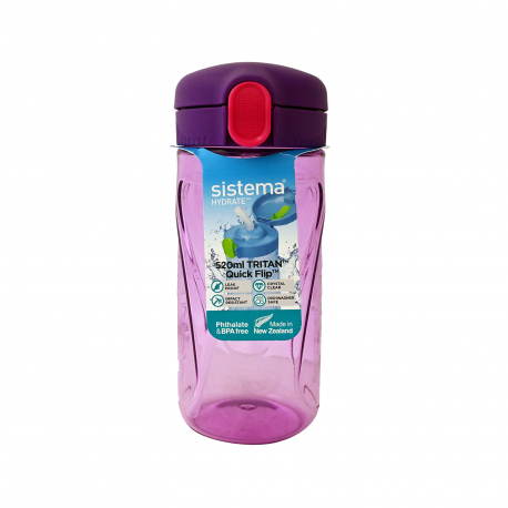 SISTEMA ΜΠΟΥΚΑΛΙ ΠΛΑΣΤΙΚΟ HYDRATE TRITAN QUICK FLIP ΜΩΒ 520 ML