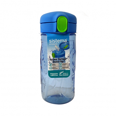 SISTEMA ΜΠΟΥΚΑΛΙ ΠΛΑΣΤΙΚΟ HYDRATE TRITAN QUICK FLIP ΓΑΛΑΖΙΟ 520 ML