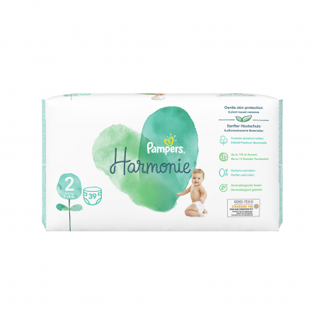 PAMPERS ΠΑΝΕΣ ΠΑΙΔΙΚΕΣ HARMONIE ΝΟ 2 / 4-8KG (39τεμ)