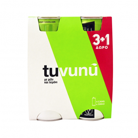 TUVUNU ΤΣΑΙ ΤΟΥ ΒΟΥΝΟΥ ΜΕ ΜΕΛΙ & ΛΕΜΟΝ (330ml) (3+1)