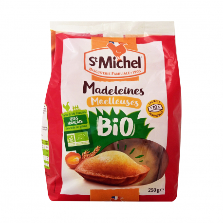 St.Michel κέικ ατομικό madeleines - βιολογικό (250g)