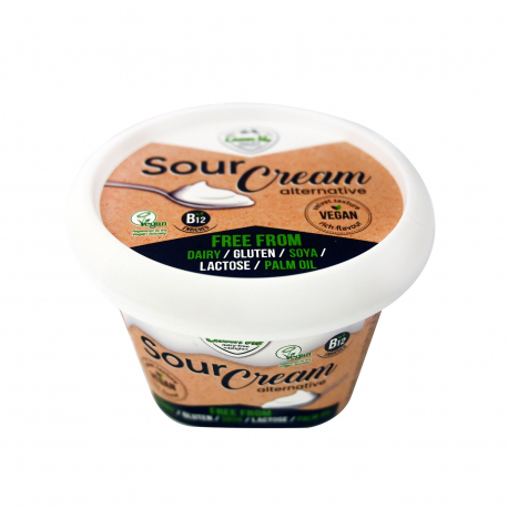 Green vie φυτικό προϊόν sour cream alternative - χωρίς γλουτένη, χωρίς λακτόζη, vegan (200g)