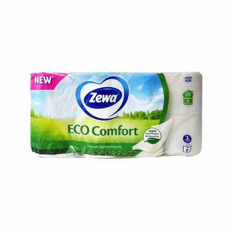 Zewa ρολό χαρτί υγείας eco comfort (8x94g)