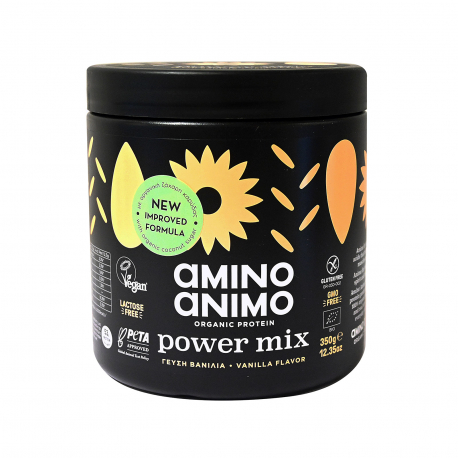 Amino animo πρωτεΐνη σκόνη power mix βανίλια (350g)