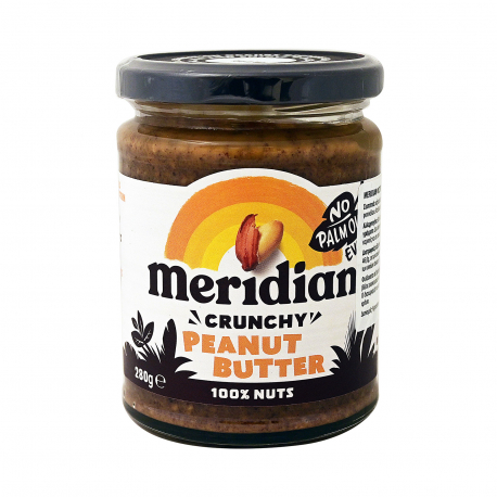 Meridian φιστικοβούτυρο crunchy (280g)