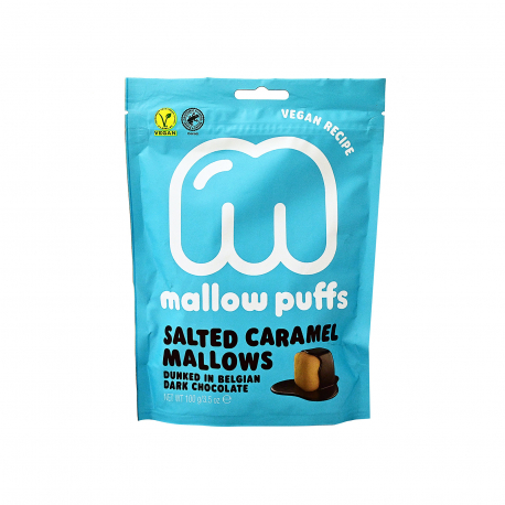 Mallow puffs ζαχαρωτά marshmallows salted caramel - vegan (100g)